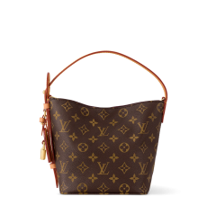 Louis Vuitton All‑In BB M12925 Monogram Canvas Bucket Shoulder Bag Vachetta Leather Gold‑Tone Hardware