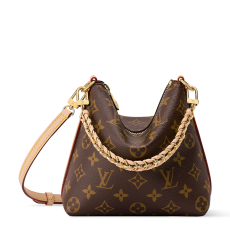 Louis Vuitton Multipass Mini M29099 Monogram Canvas Hobo Shoulder Bag Vachetta Leather Gold‑Tone Hardware