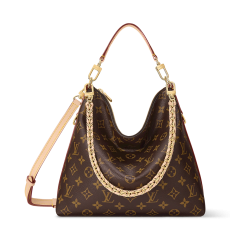 Louis Vuitton Multipass GM M27825 New Season Monogram Canvas Hobo Bag Vachetta Leather Gold‑Tone Hardware