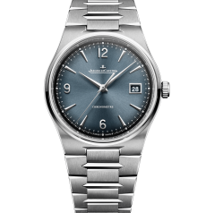 aeger‑LeCoultre Master Control Date Q4158120 38mm Steel Blue Dial Integrated Bracelet Men Watch