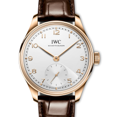 IWC ポルトギーゼ オートマティック 40mm IW358404 18K 5Nゴールドケース シルバープレート文字盤 自動巻き腕時計