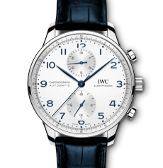IWC ポルトギーゼ クロノグラフ 41mm IW371605 ステンレススチールケース シルバープレート文字盤 自動巻き腕時計