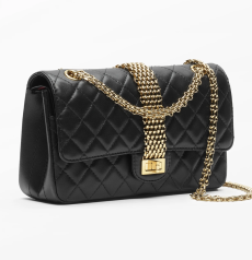 Chanel 2.55 Handbag 2026 Fall Winter Black Quilted Calfskin Gold Hardware Shoulder Crossbody Bag