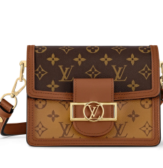 ルイヴィトン M45959 ミニドーフィーヌ モノグラムリバース ゴールド金具 クロスボディ