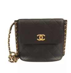 CHANEL シャネル ガブリエル ホーボー ブラック キルティングカーフレザー ゴールド&ルテニウム混合金具 チェーンショルダー