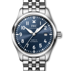 IWC パイロット・ウォッチ マークXX 40mm IW328204 ステンレススチールブレスレット ブルー文字盤 自動巻き腕時計