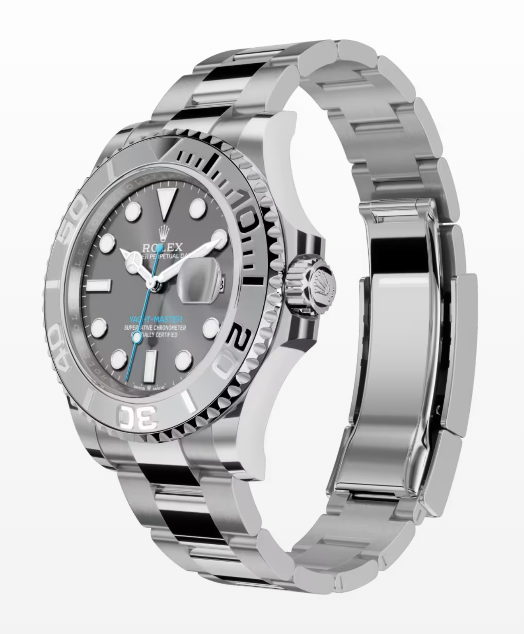Yacht Master 40 Oyster type, 40mm, platinum, and oyster steel Model 126622 - Image 3