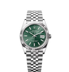Log Type 36 Oyster type, 36mm, white gold and oyster steel Model 126234-0051