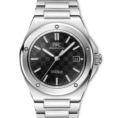 IWC インヂュニア オートマティック 40mm IW328901 ステンレススチールブレスレット ブラック文字盤 腕時計