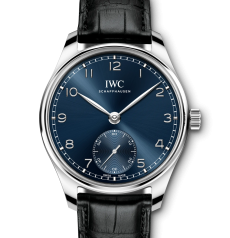 IWC ポルトギーゼ オートマティック 40mm IW358305 ステンレススチールケース ブルー文字盤 自動巻き腕時計