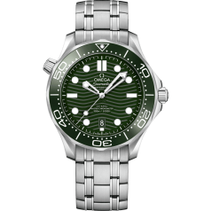 Seamaster series 300-meter submersible gauge 42mm, stainless steel case paired with stainless steel bracelet 210.30.42.20.10.001