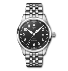 IWC パイロット・ウォッチ マークXX 40mm IW328202 ステンレススチールブレスレット ブラック文字盤 自動巻き腕時計