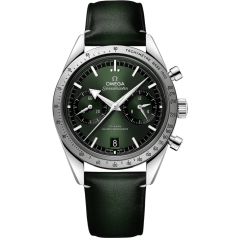Speedmaster series The Speedmaster '57 watch 40.5mm, stainless steel case paired with leather strap 332.12.41.51.10.001