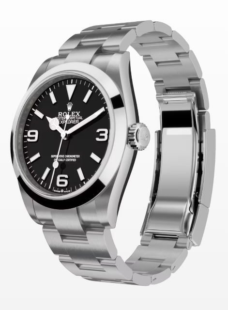 Explorer Type 40 Oyster type, 40mm, oyster-type steel Model 224270-0001 - Image 3