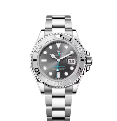 Yacht Master 40 Oyster type, 40mm, platinum, and oyster steel Model 126622