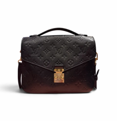 LOUIS VUITTON ルイヴィトン ポシェットメティスミニ ブラック モノグラムアンプラント ゴールド金具 ミニメッセンジャー